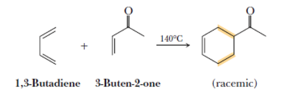 140°C
+
1,3-Butadiene
3-Buten-2-one
(racemic)
