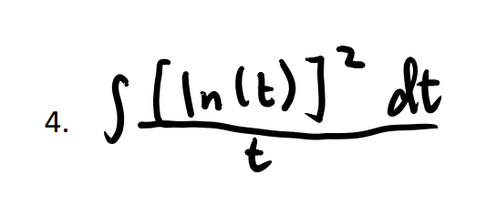 4.
S [In(t)]² dt
t