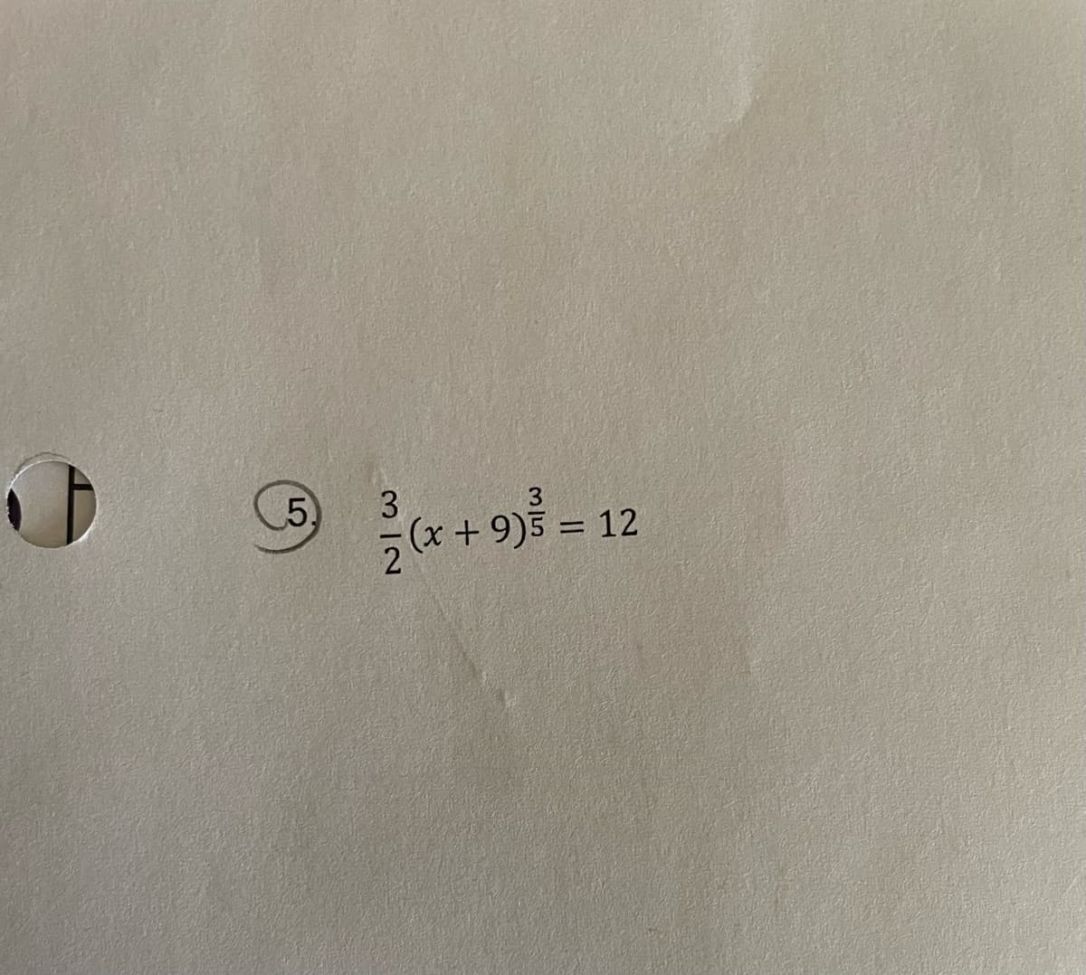 (5
3.
9)5 =
12
