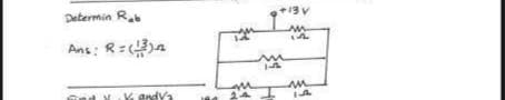 Determin R
Ans: R=a
Ced y K andva
