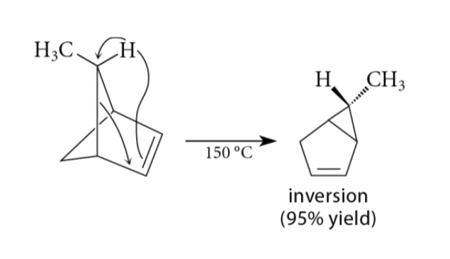 H;C,
CHy
H.
CH3
150 °C
inversion
(95% yield)
