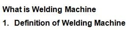 What is Welding Machine
1. Definition of Welding Machine
