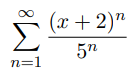 (x + 2)"
5n
n=1
