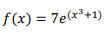 f(x) = 7e(x²+1)
.3
%3D
