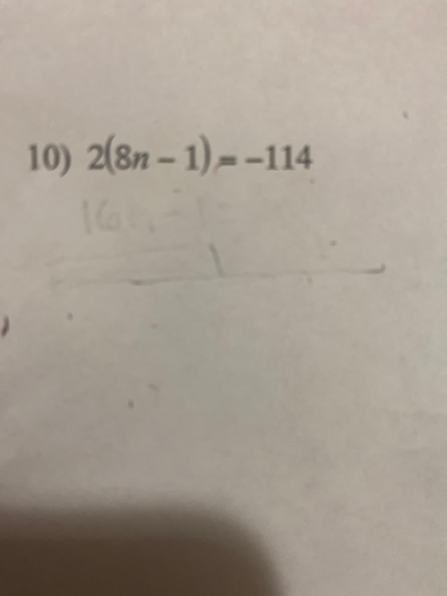 10) 2(87 – 1)= -114
160
