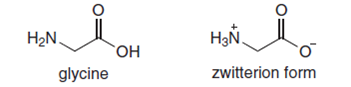 H2N,
`OH
glycine
НаN.
zwitterion form
