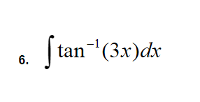 | tan(3x)dx
-1
6.
