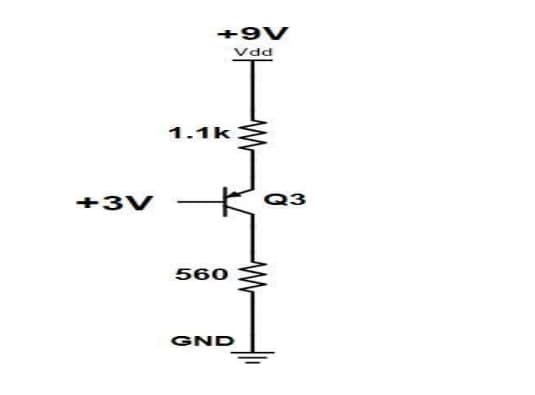 +3V
+9V
Vdd
1.1k
大
560
GND
Q3