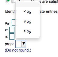 E.
s are satisf
Identif
<Po
ate entries
* Po
Po:
X:
> Po
n:
prop:
(Do not round.)
