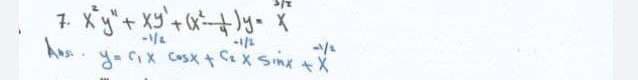 1x+xジ++) x
has.
7.
y-Cix Cosx + Ct X Sinx +X
