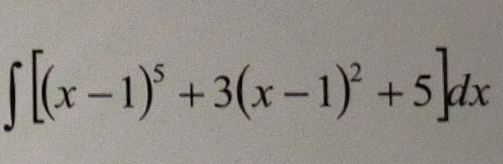 (x-1)+3(x-1) +5dx

