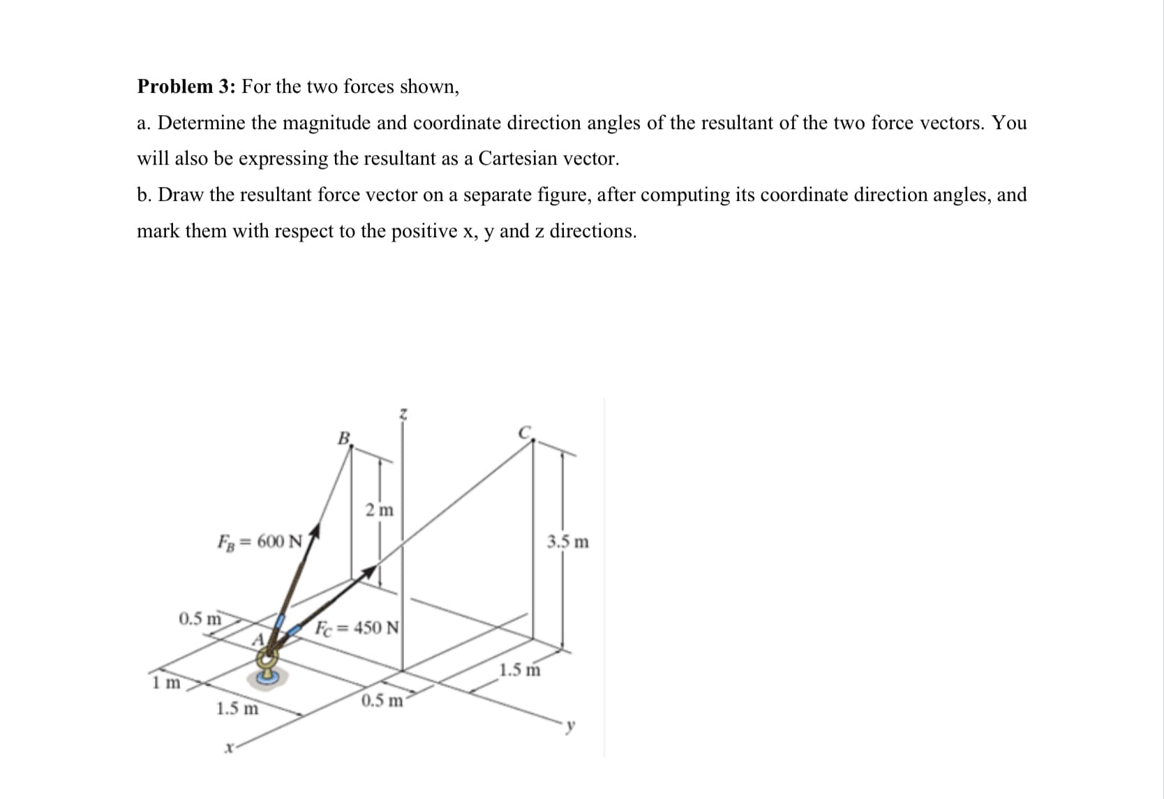 B.
2 m
Fg = 600 N
3.5 m
0.5 m
Fc= 450 N
1.5 m
1 m
0.5 m
1.5 m
