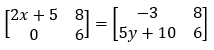 [2х + 5 8]
-3
81
[5у + 10 6]
