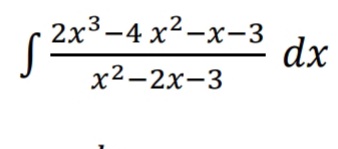 2x-4 x²-x-3
dx
х2-2х-3
