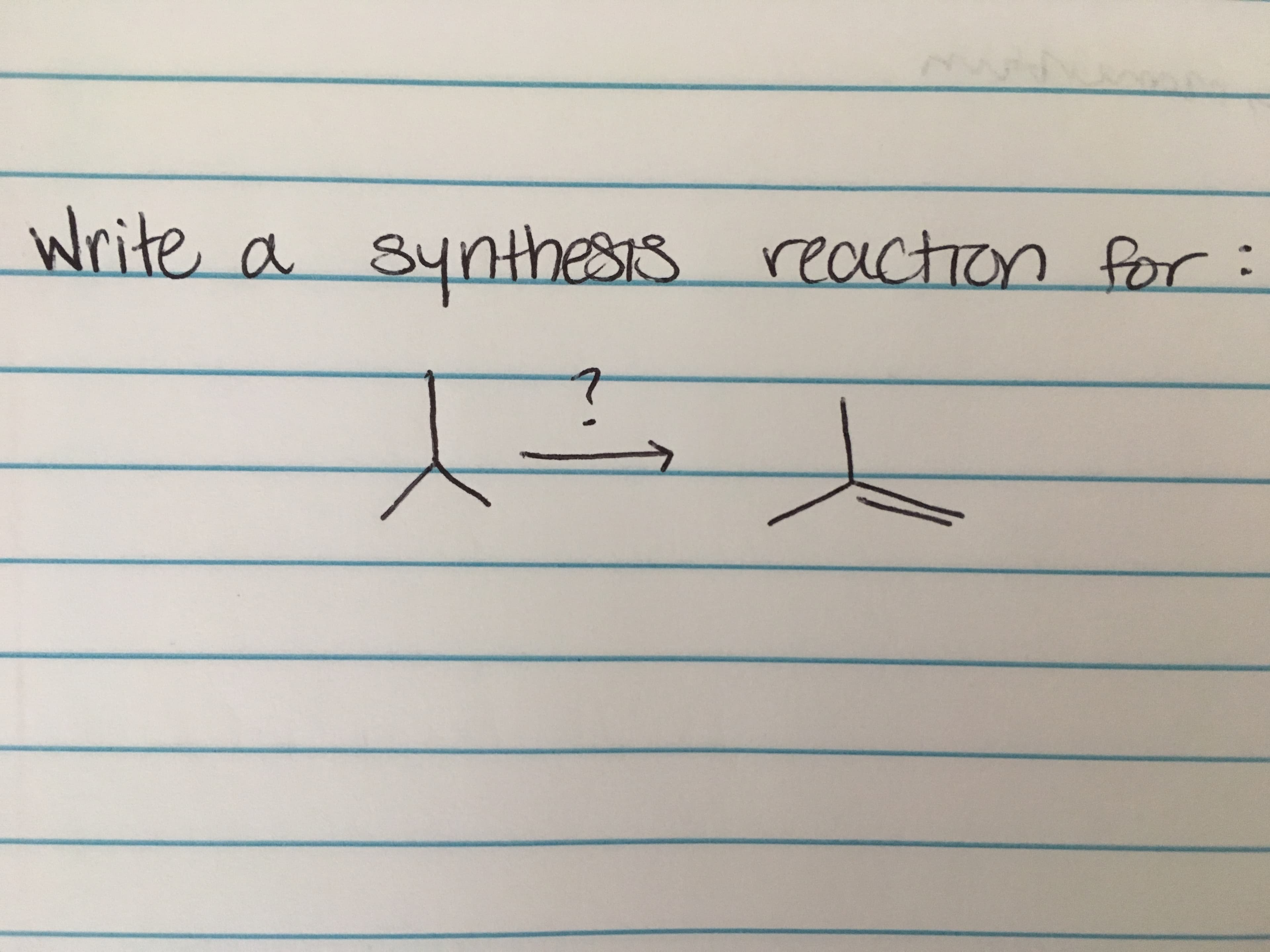 Write a
synthesis reaction for:
818
