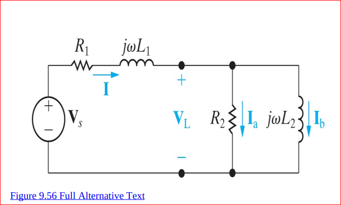 R1
joLi
+.
Vi R1, jolz} I,
R2{L, joL231,
Figure 9.56 Full Alternative Text
