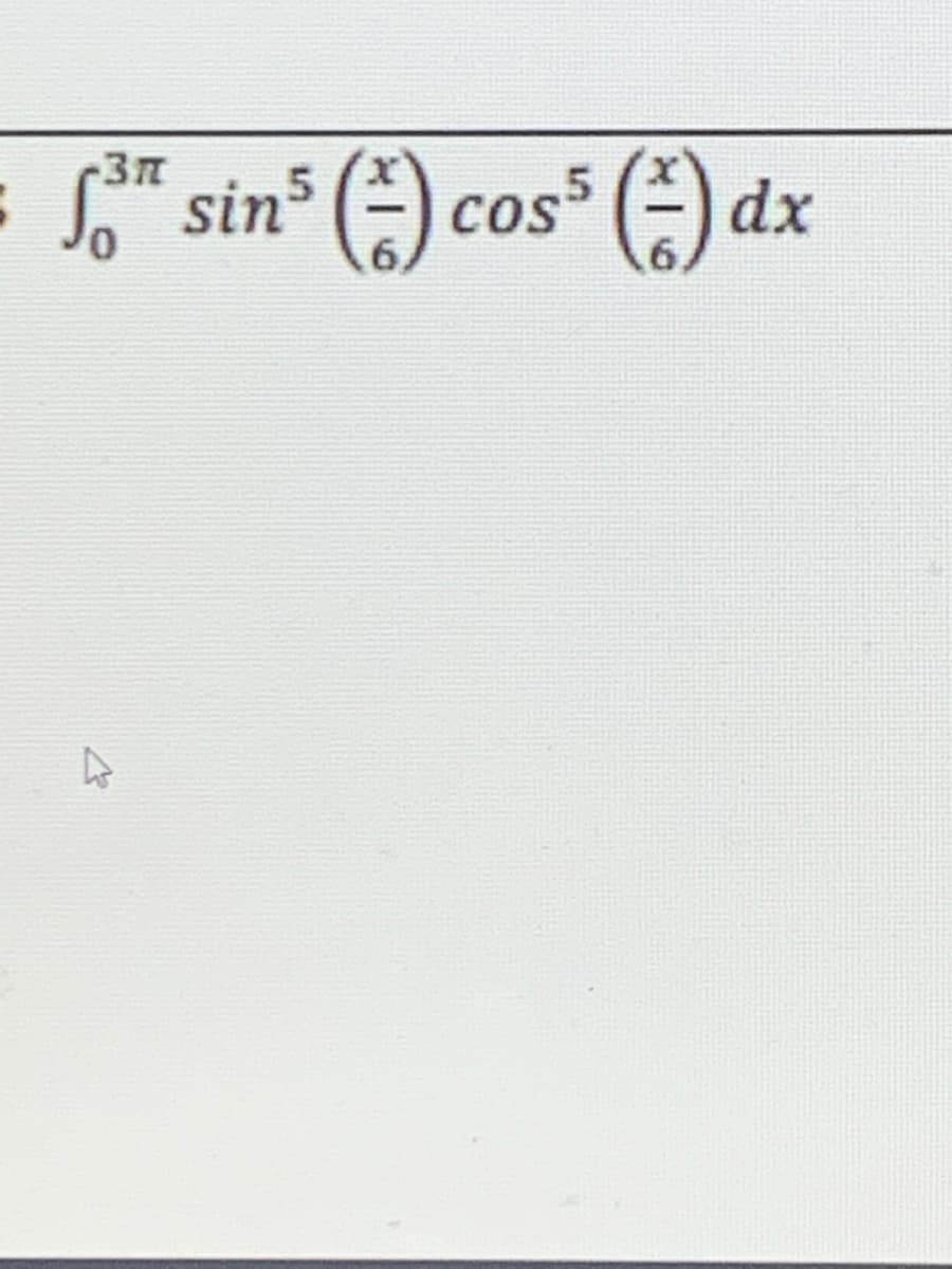 -3″
= 5³ sin³ (1) cos³ (1) d
dx
K