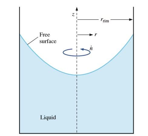 rim
Free
surface
Liquid
