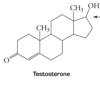 ОН
CH3 OH
CH3
Testosterone
