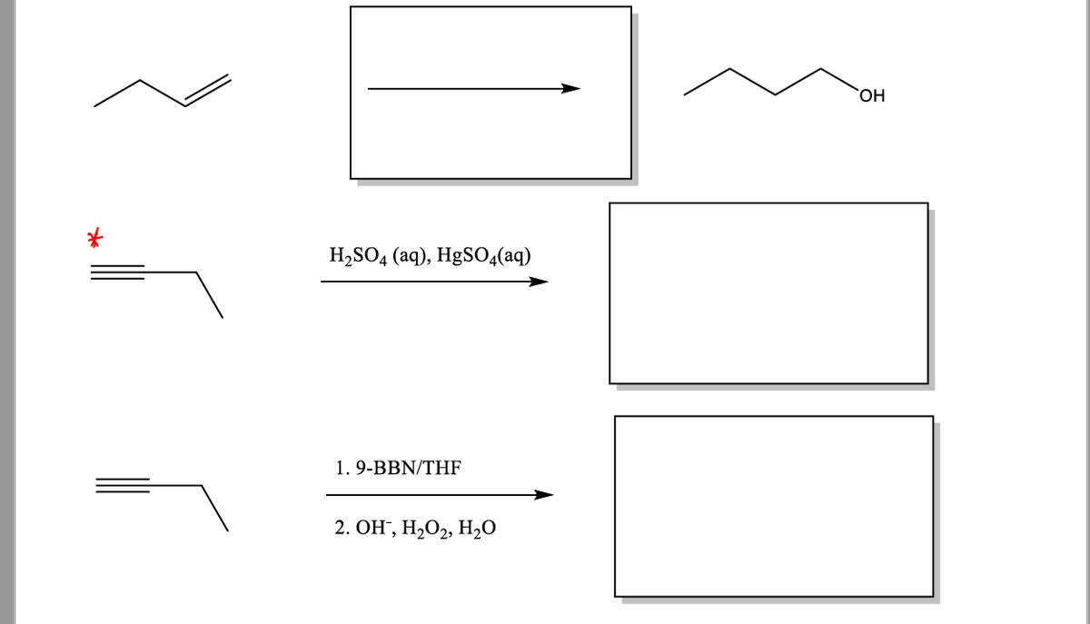 HO
H,SO4 (aq), HgS04(aq)
1. 9-BBN/THF
2. ОН, Н-О, Н,0
