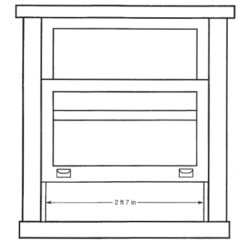 2 ft 7 in-
