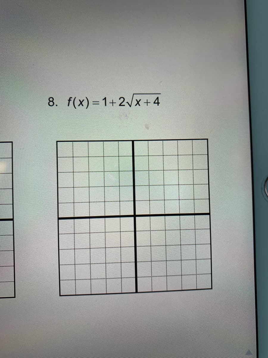 8. f(x)=1+2x+4
