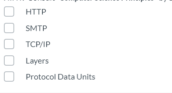 HTTP
SMTP
ТСРЛР
Layers
Protocol Data Units
