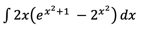 S 2x(e**+1 – 2×²) dx
x²+1
-
