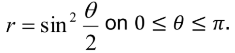 r = sin
on 0 <0 < T.
