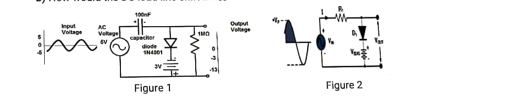 100nF
Input
Voltage
北
Output
Voltage
AC
Voltage
1MO
сарacitor
Vat
5V
diode
1N4001
-3
3V
-13
Figure 1
Figure 2
