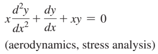 dy dy
dr?
+ ху — 0
dx
(aerodynamics, stress analysis)
