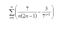 7
3
Σ
n(2n– 1)
7*+1
