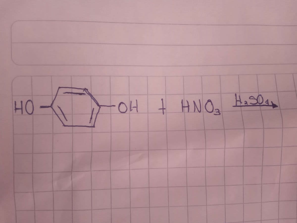 HO
-
OH + HNO, H.S04
애