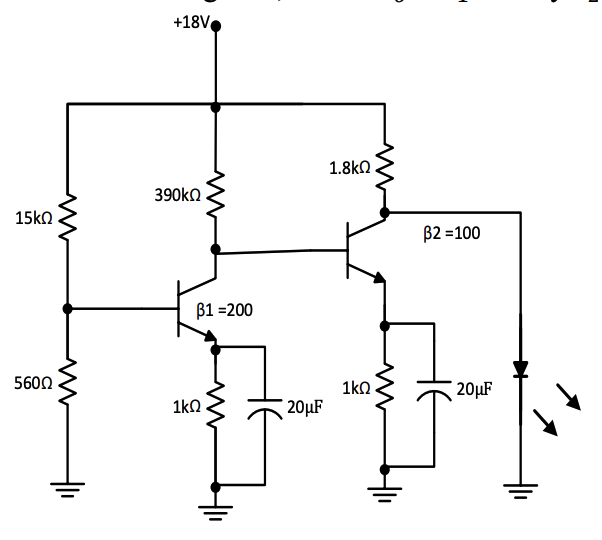 +18V
1.8kO
390kO
15kn
B2 =100
B1 =200
5600
1ko
20µF
1kO
20µF
HE
