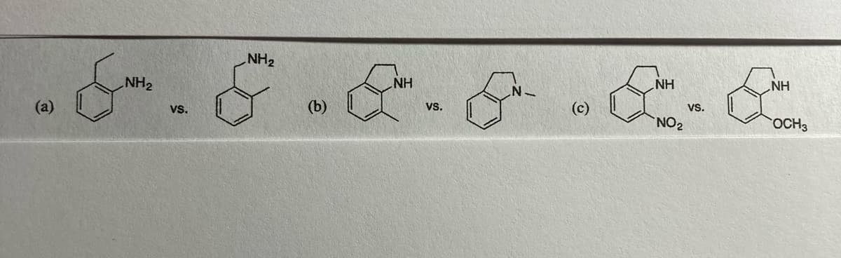 NH2
NH
NH
NH2
NH
(b)
(c)
vs.
vs.
(a)
vs.
NON2
OCH3
