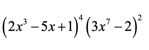 2x – 5x+1)" (3x' –2)
