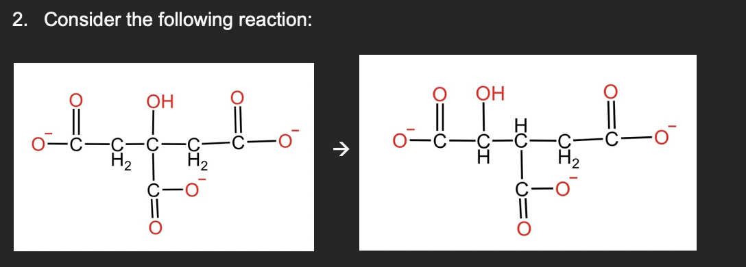 2. Consider the following reaction:
OH
OH
defgh abfpgl
C
H₂