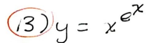 (3)y=
eX
こ X

