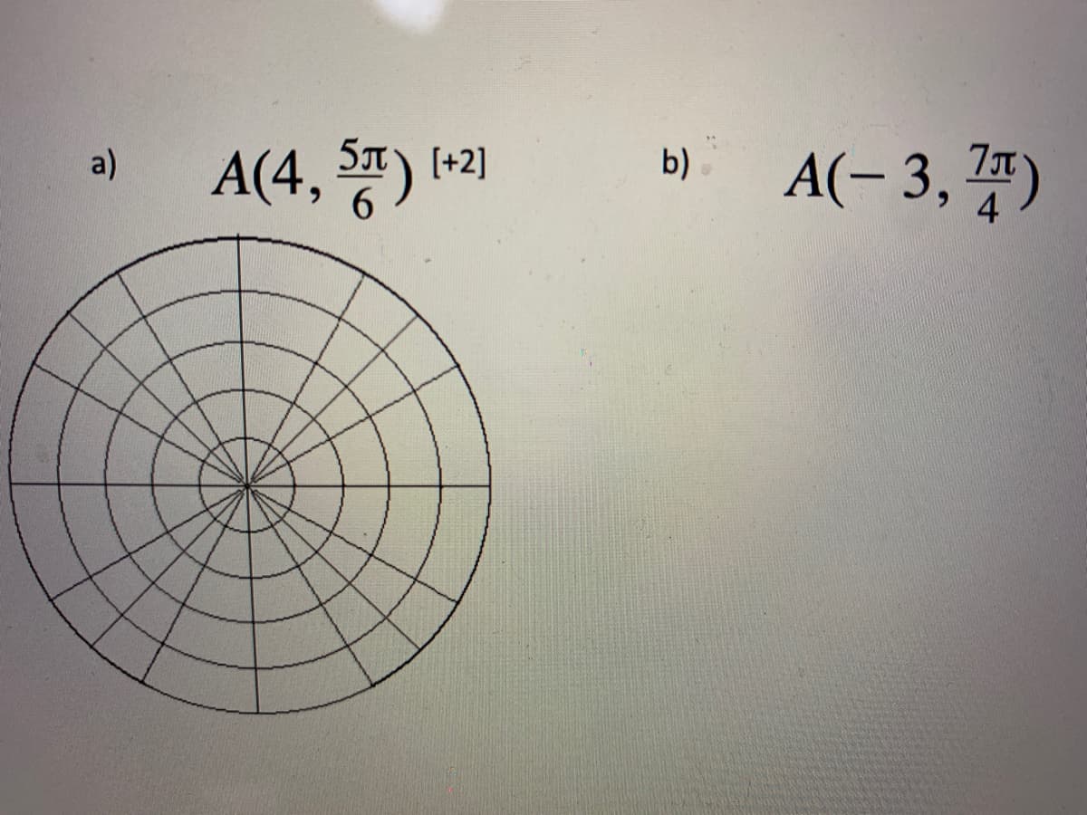 A(- 3, )
a)
b)
A(4, ST) (+2]
4
