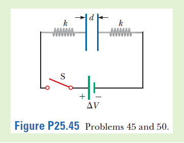 k
k
S
Δν
Figure P25.45 Problems 45 and 50.
+
