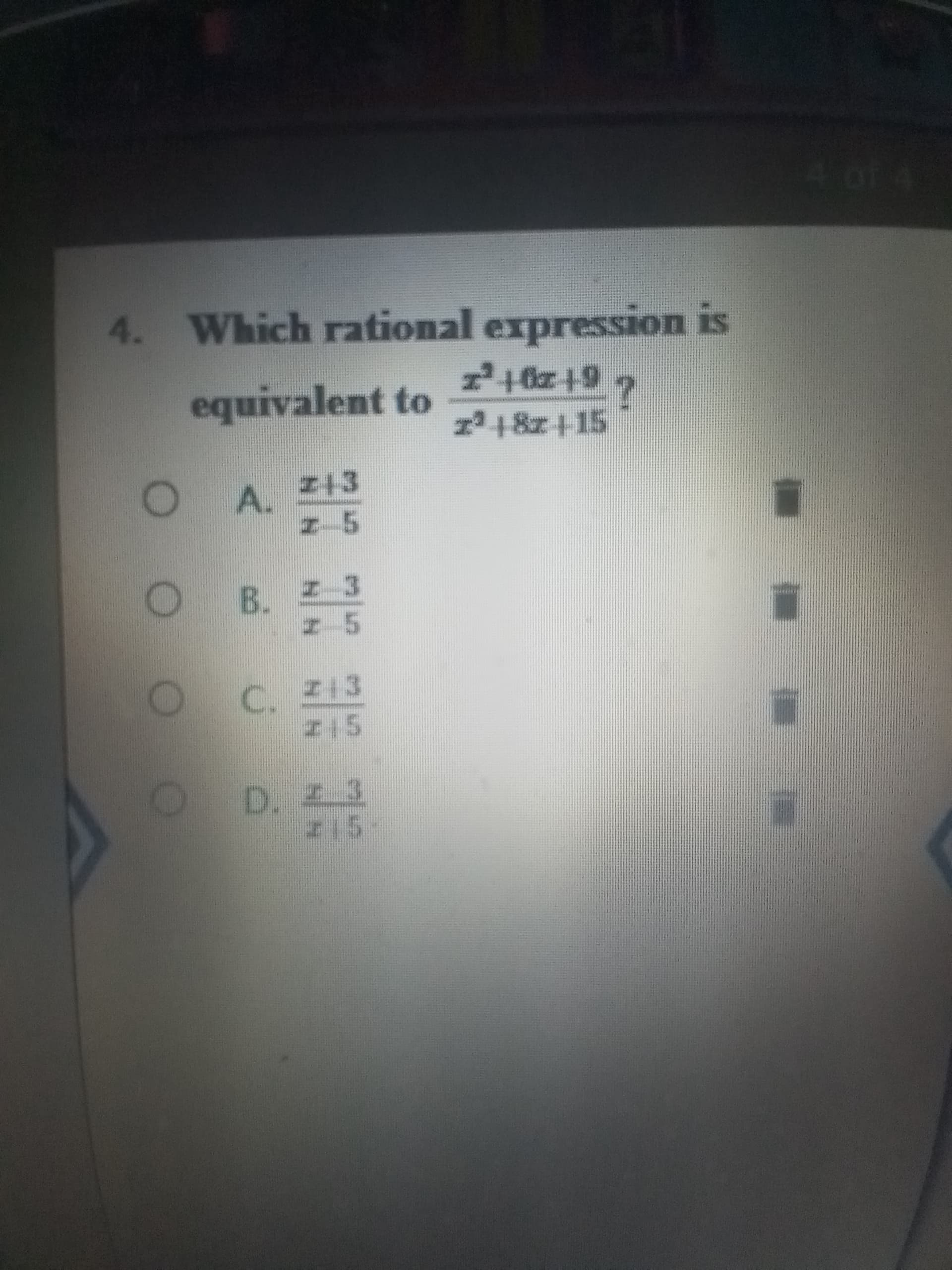 Which rational expression is
246z+97
equivalent to
