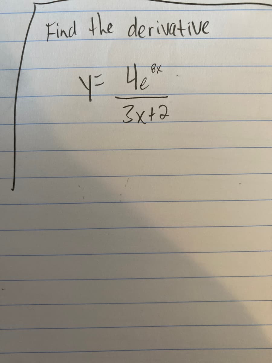 Find the derivative
3x+2
