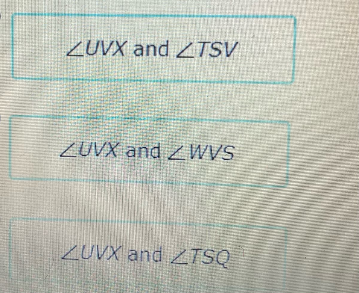 ZUVX and TSV
ZUVX and Z WVS
ZUVX and ZTSQ
