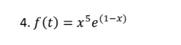 4. f (t) = xFe(1-x)
