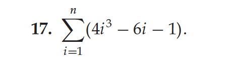 п
17. (4i³ – 6i – 1).
i=1
