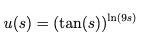 u(s) = (tan(s))'n(94)
