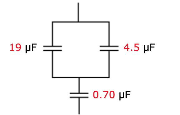 4.5 µF
19 µF
0.70 µF
