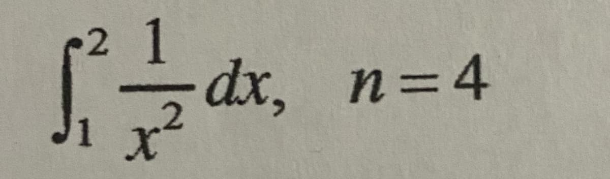-dx, n=4
x²
