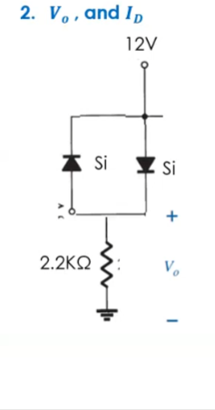 2. Vo, and In
12V
A Si
Si
2.2KQ
Vo
