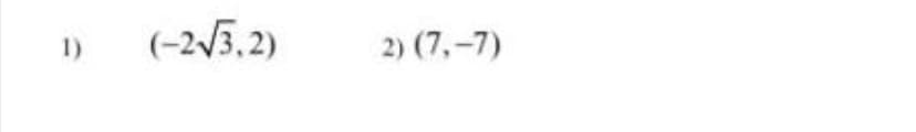 1)
(-2/5,2)
2) (7,-7)
